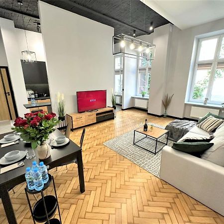 Luxury 100M2 Loft Design-Apartment At Wawel + Netflix Krakow Dış mekan fotoğraf