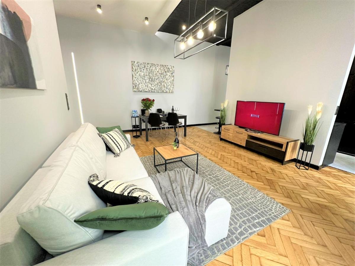 Luxury 100M2 Loft Design-Apartment At Wawel + Netflix Krakow Dış mekan fotoğraf