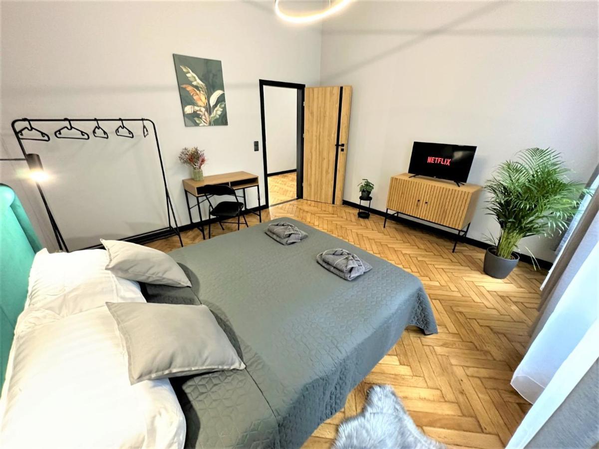 Luxury 100M2 Loft Design-Apartment At Wawel + Netflix Krakow Dış mekan fotoğraf