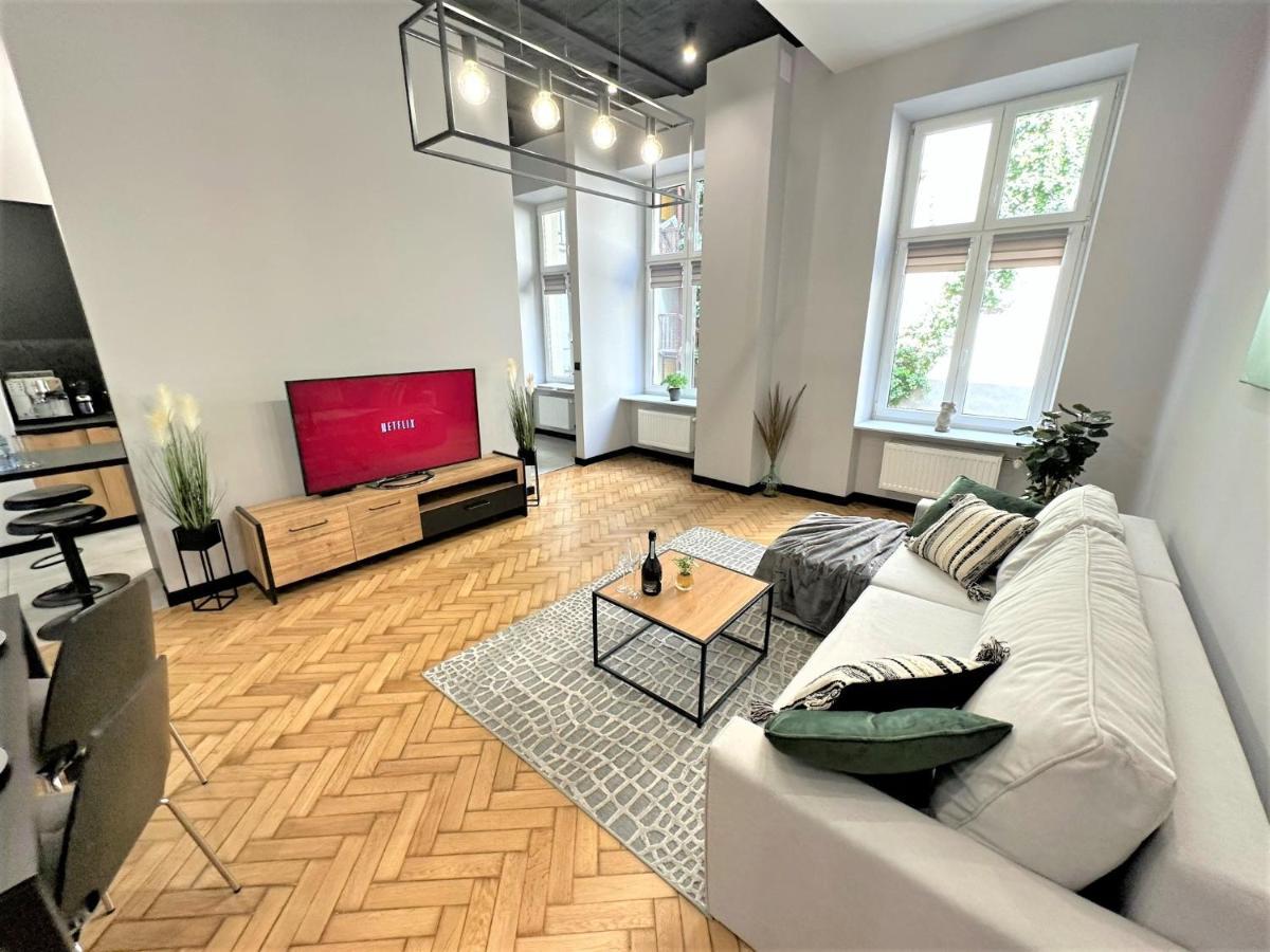 Luxury 100M2 Loft Design-Apartment At Wawel + Netflix Krakow Dış mekan fotoğraf